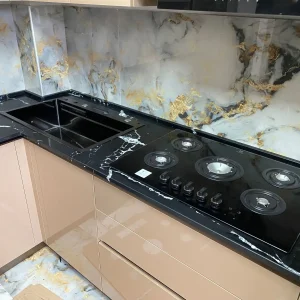 Blat Bucatarie Quartz Nero